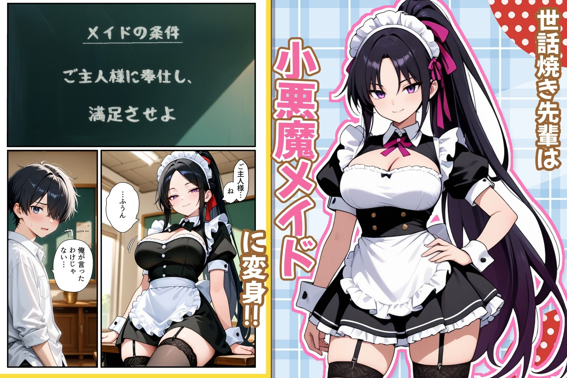 コスプレセックスしないと出られない部屋〜閉じられた教室でなぜか巫女・メイド・バニー服が現れる〜 画像4