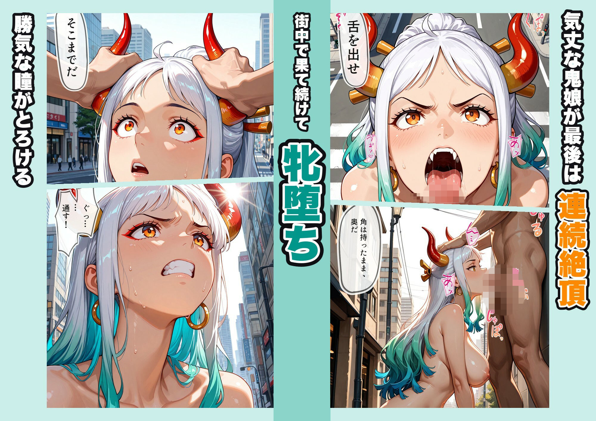全裸美女海賊〜全裸ヒロインが街角でイかされる〜 サンプル10/10