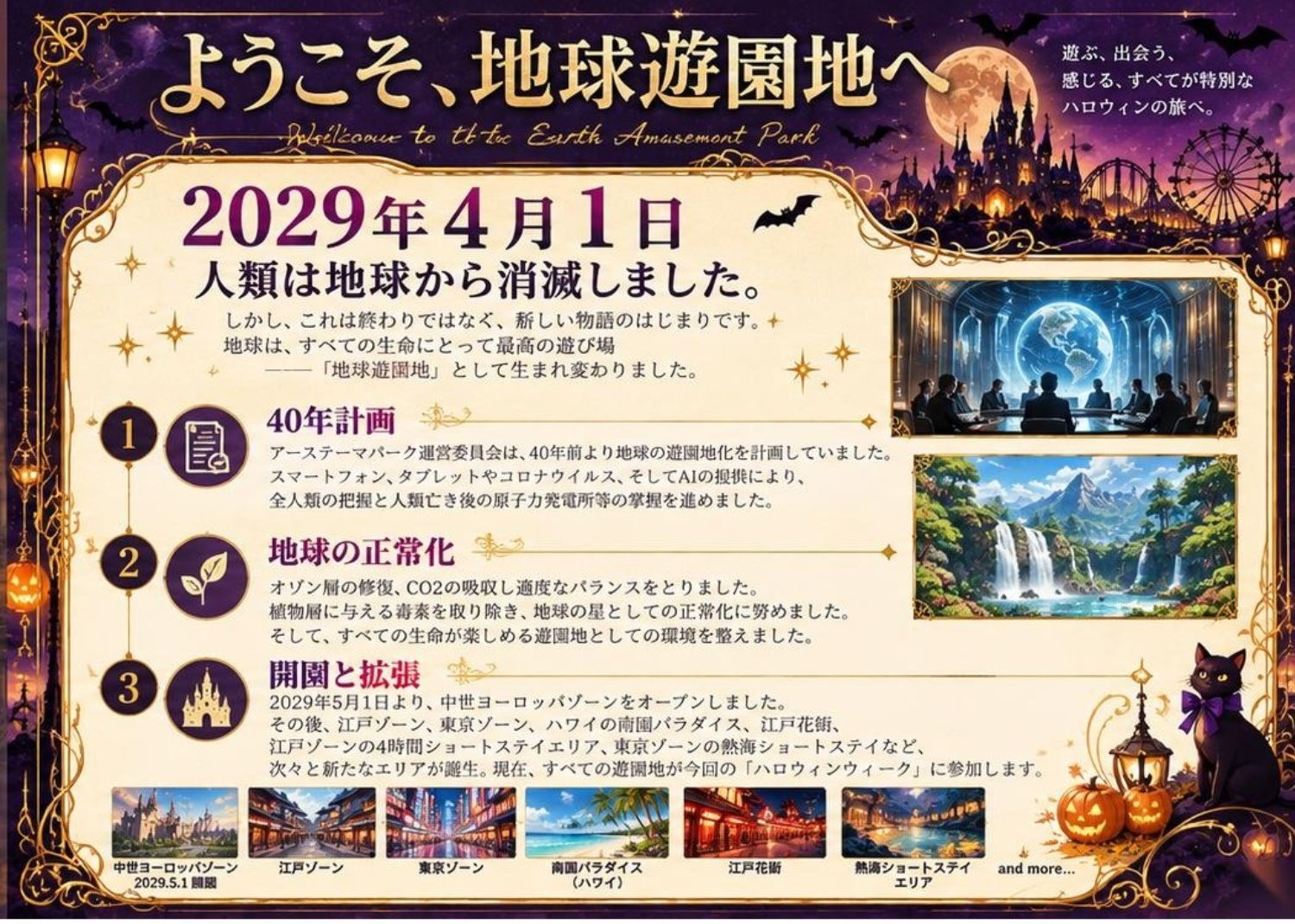 地球遊園地の歩き方  ハロウィン編2 画像1