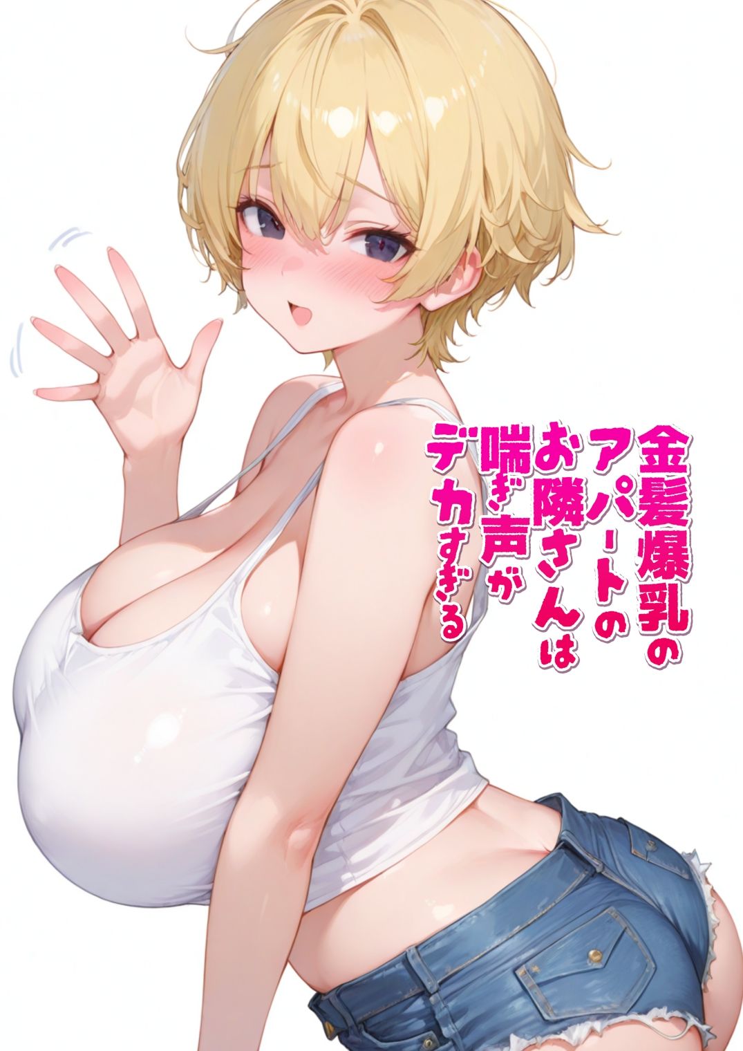 金髪爆乳のアパートのお隣さんは喘ぎ声がデカすぎる 画像1