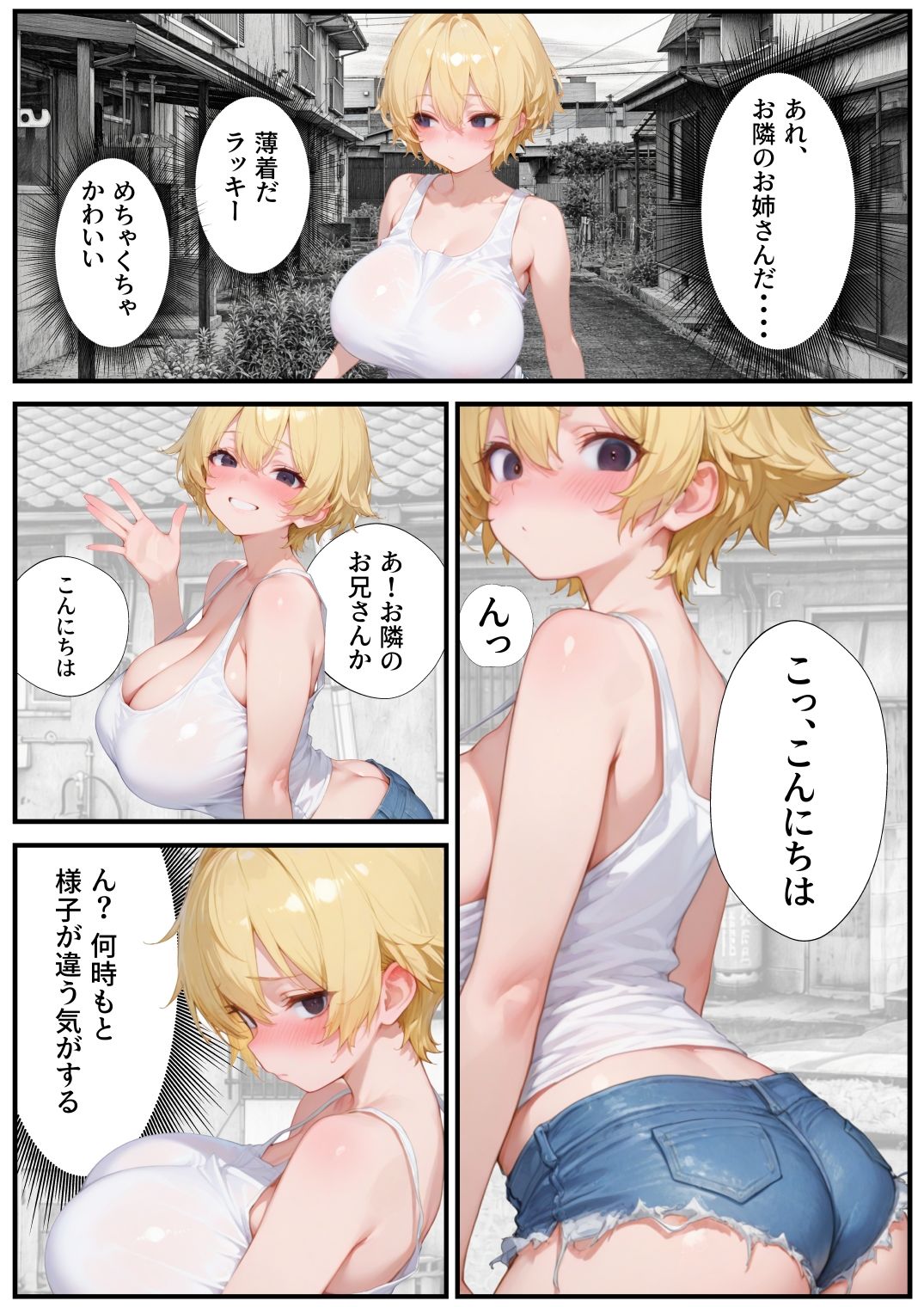 金髪爆乳のアパートのお隣さんは喘ぎ声がデカすぎる 画像7