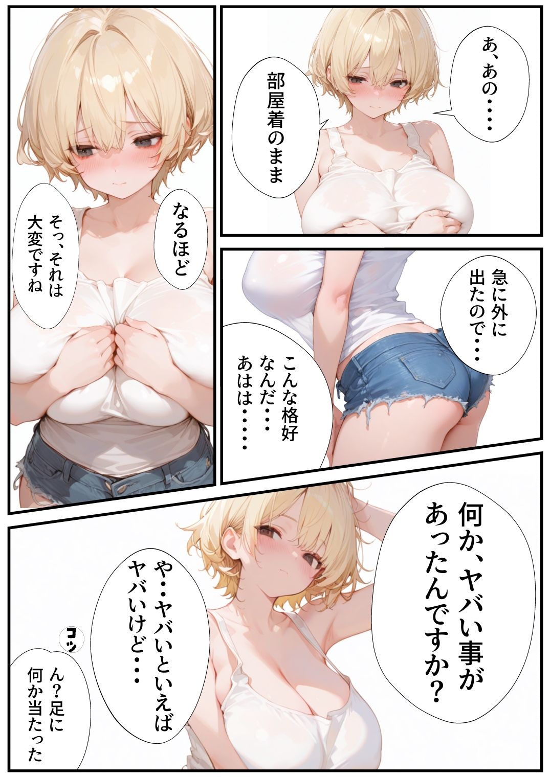 金髪爆乳のアパートのお隣さんは喘ぎ声がデカすぎる 画像8