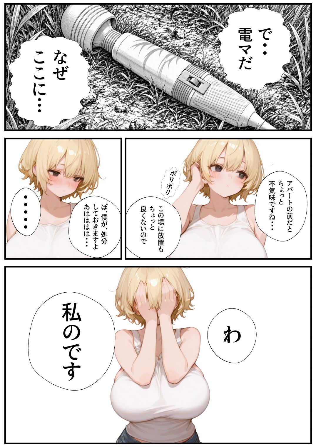 金髪爆乳のアパートのお隣さんは喘ぎ声がデカすぎる 画像9