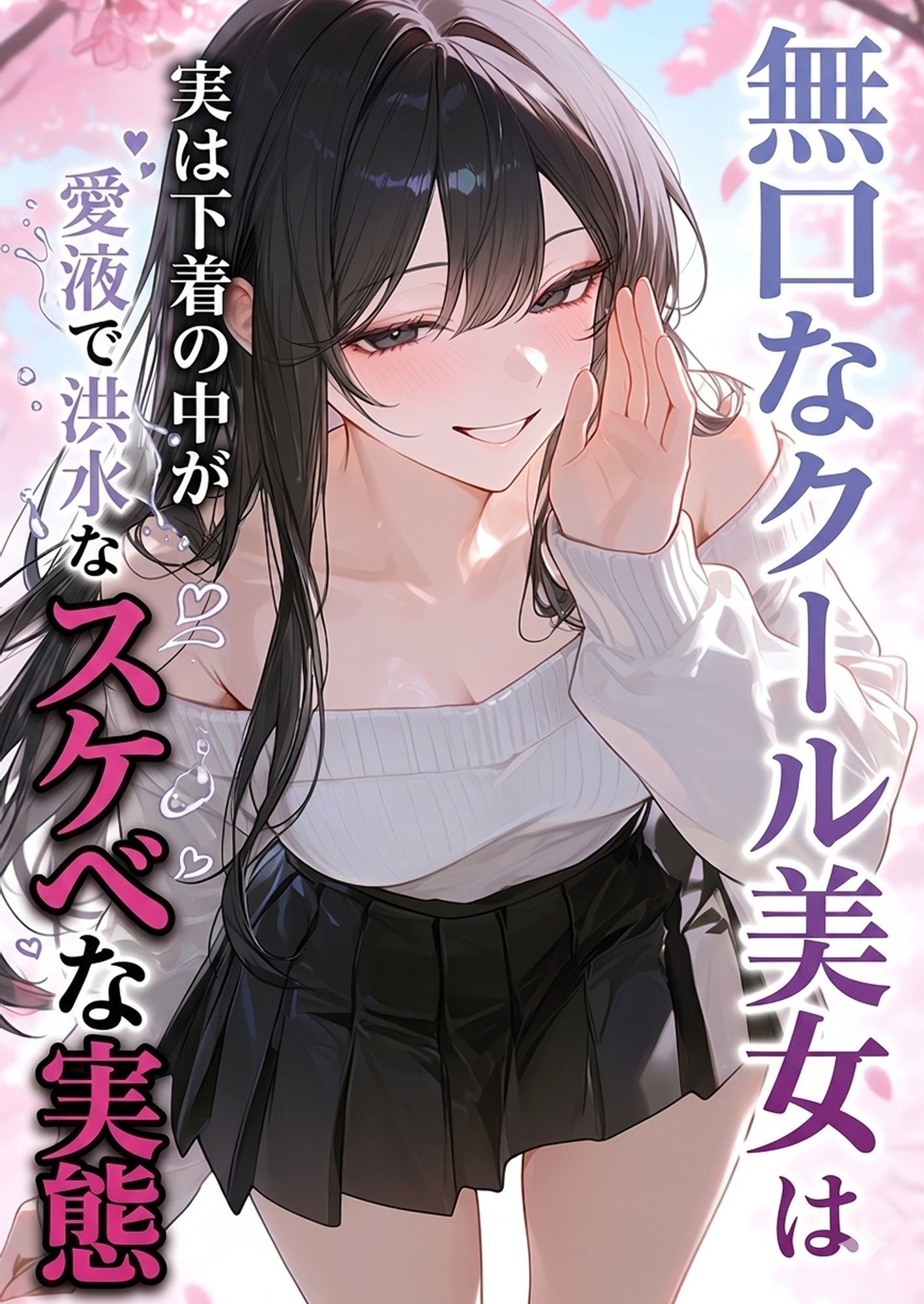 無口なクール美女は実は下着の中が愛液で洪水なスケベな実態 画像1