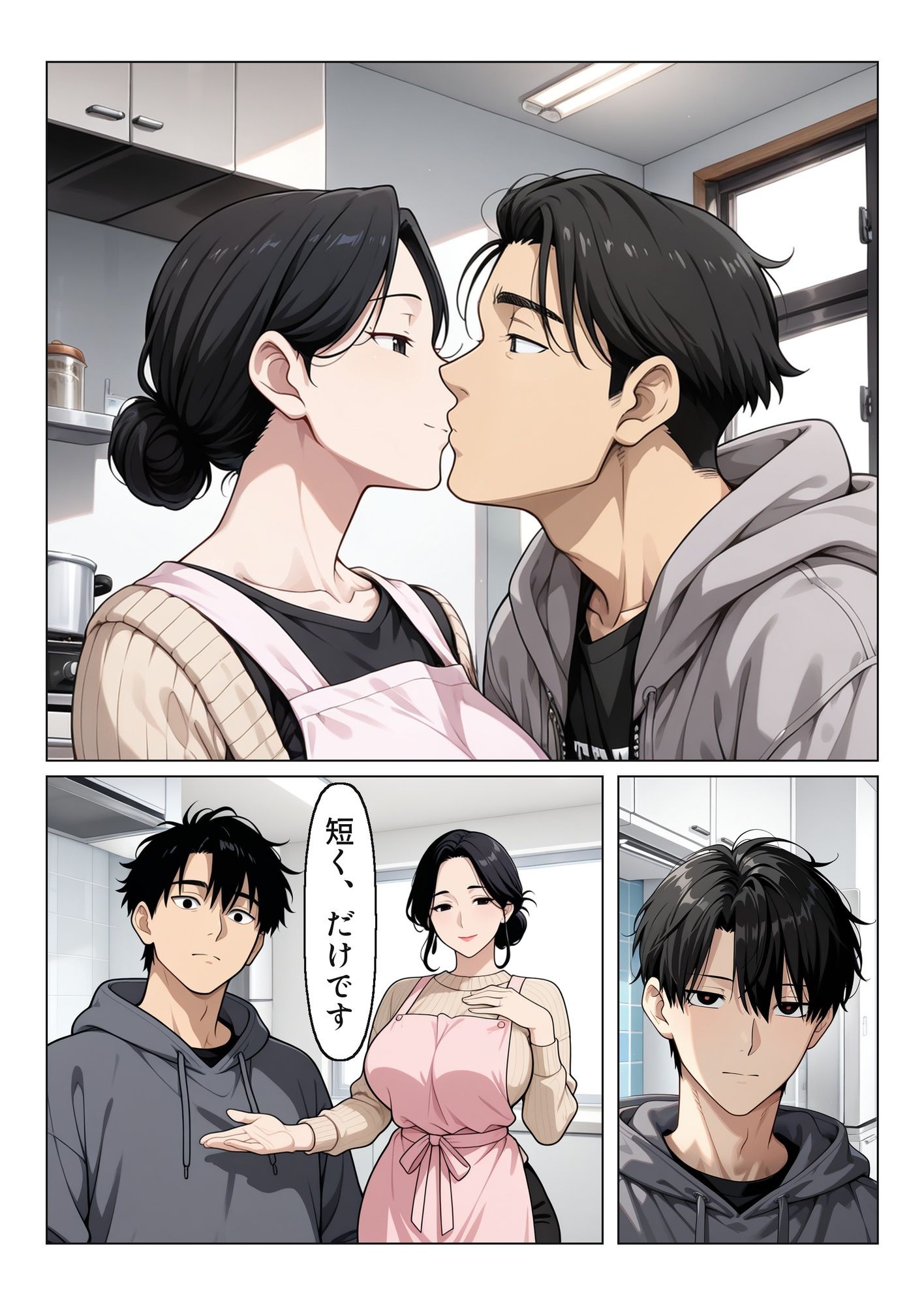 人妻NTR〜夫の出張中、回覧板を届けに来た隣人に何度も中出しされる〜 画像4