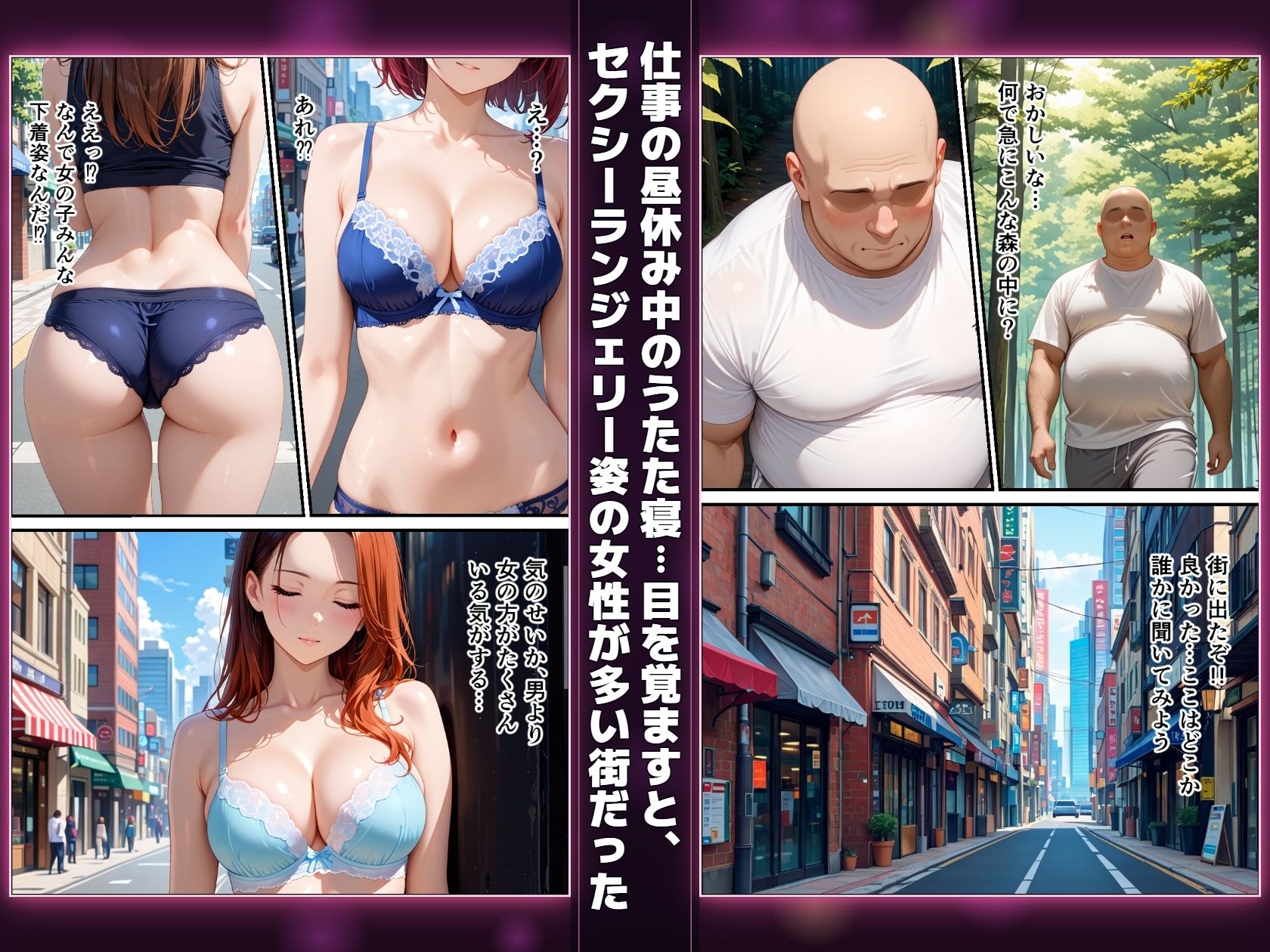ランジェリータウンで、誰とでも自由に生ハメセックスし放題 画像1