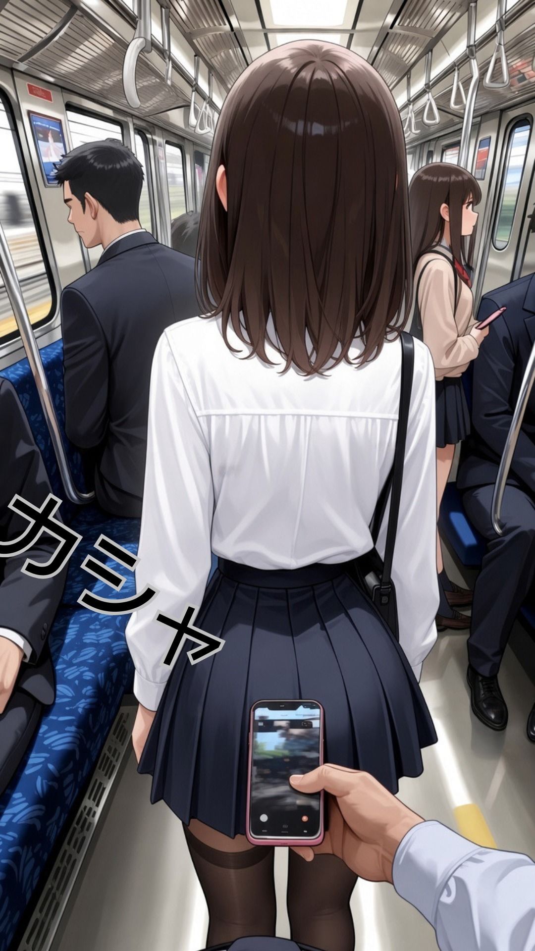 電車の盗撮常習犯が捕まる日 画像1