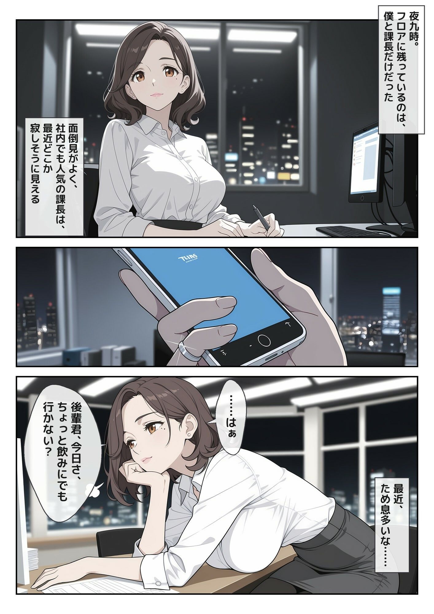 人妻の女上司は、メス顔でイキまくる変態でした サンプル1