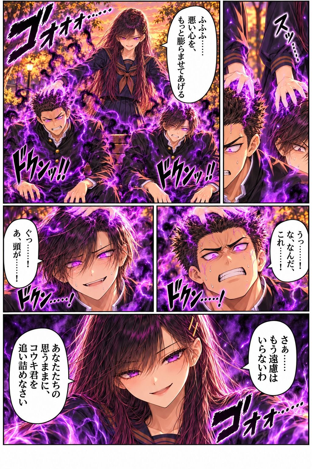 女幹部の佐々木さん 第一話「女幹部の転校」 画像2