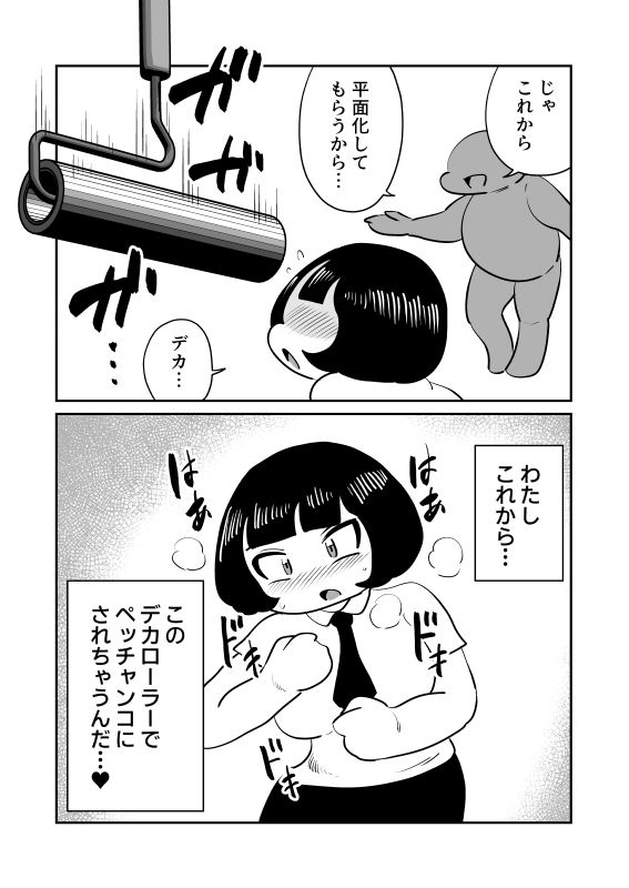 デカローラーに平面化された話 画像2