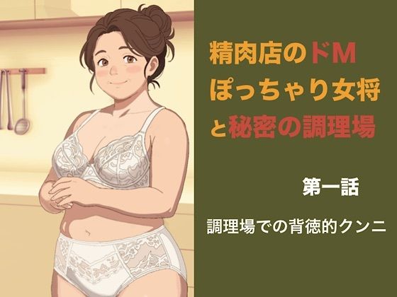精肉店のドMぽっちゃり女将と秘密の調理場  第一話  夫の痛風離脱とアルバイトの青年、調理場での背徳的クンニ