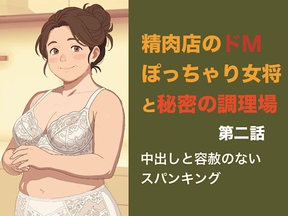 精肉店のドMぽっちゃり女将と秘密の調理場 第二話 熱い中出しと容赦ないスパンキング――プライドを叩き割られるぽっちゃり女将 画像1