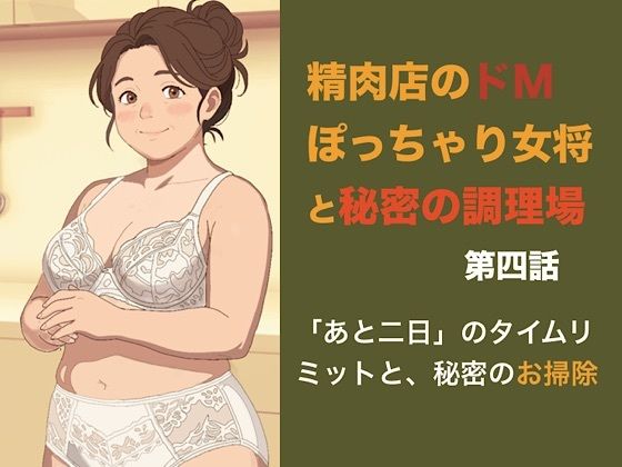精肉店のドMぽっちゃり女将と秘密の調理場  第四話  「あと二日」のタイムリミットと、秘密のお掃除 画像1
