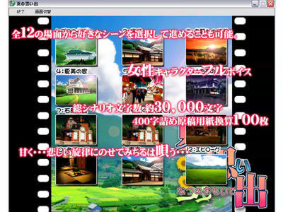 夏の思い出のサンプル画像 1