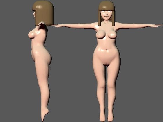 3D女性素体データ集 Vol.3 (成人版) 画像1