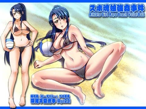 欲望回帰classic-Athlete girl SM beach volleyball深尾千夏選手-GAME版