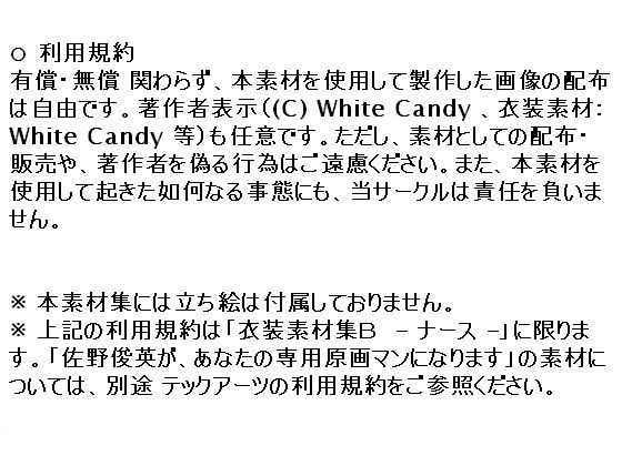 佐野俊英があなたの専用原画マンになります 衣装素材集B - ナース - 画像4