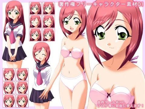 著作権フリーキャラクター素材01