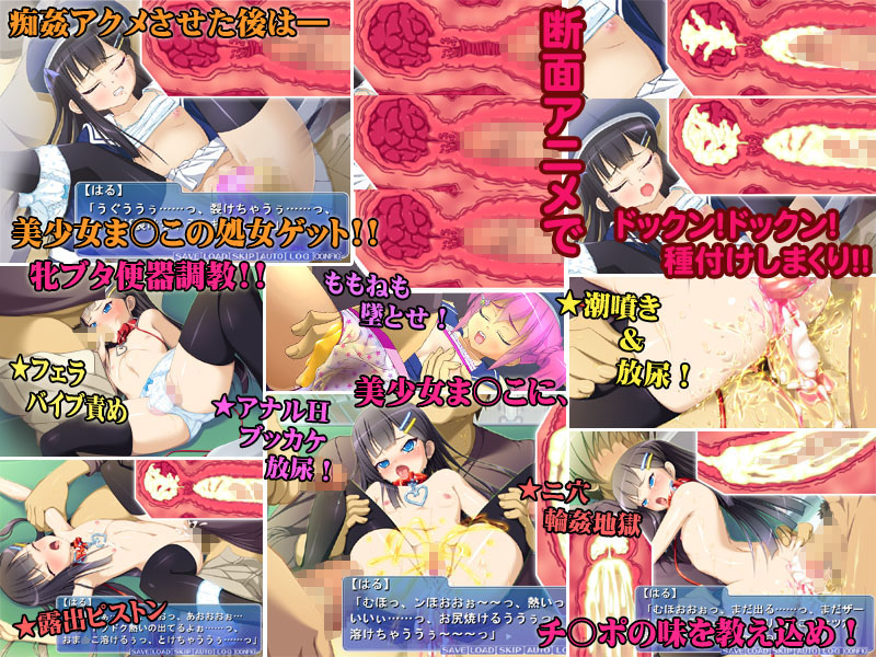 ちん♂ん痴姦電車～痴姦レ○プ×ロリ便器牝ブタ調教～ Studio＋7 エロ画像3