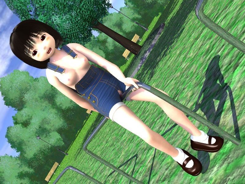 露出公園3 オーバーオールが破れて、あそこが見えちゃって、お兄ちゃんに弄ら... ByunByunHouse エロ画像4