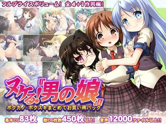 【男の娘80％オフ福袋】ヌケる！『男の娘』 ボクカノ・ボクスキまとめてお買い得パック