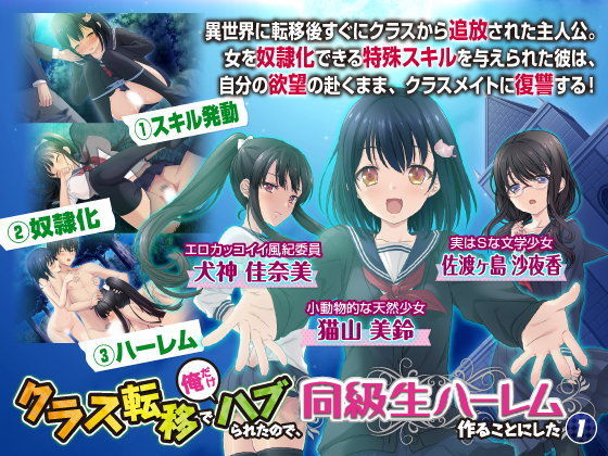 【霧島 同人】【無料】クラス転移で俺だけハブられたので、同級生ハーレム作ることにした1体験版