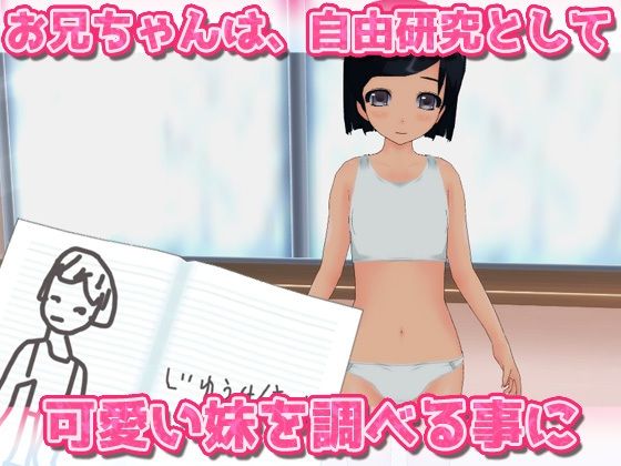 ツルペタ妹に赤ちゃんをつくる自由研究~Hシーン卑猥ゲーム画像no.1