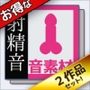 音素材2本セット「射精音」「挿入音」（ダミヘ/ASMR効果）～商用OK著作権フリー