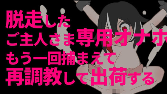 脱走したご主人さま専用オナホをもう一回捕まえて再調教して出荷する(800。屋) - FANZA同人