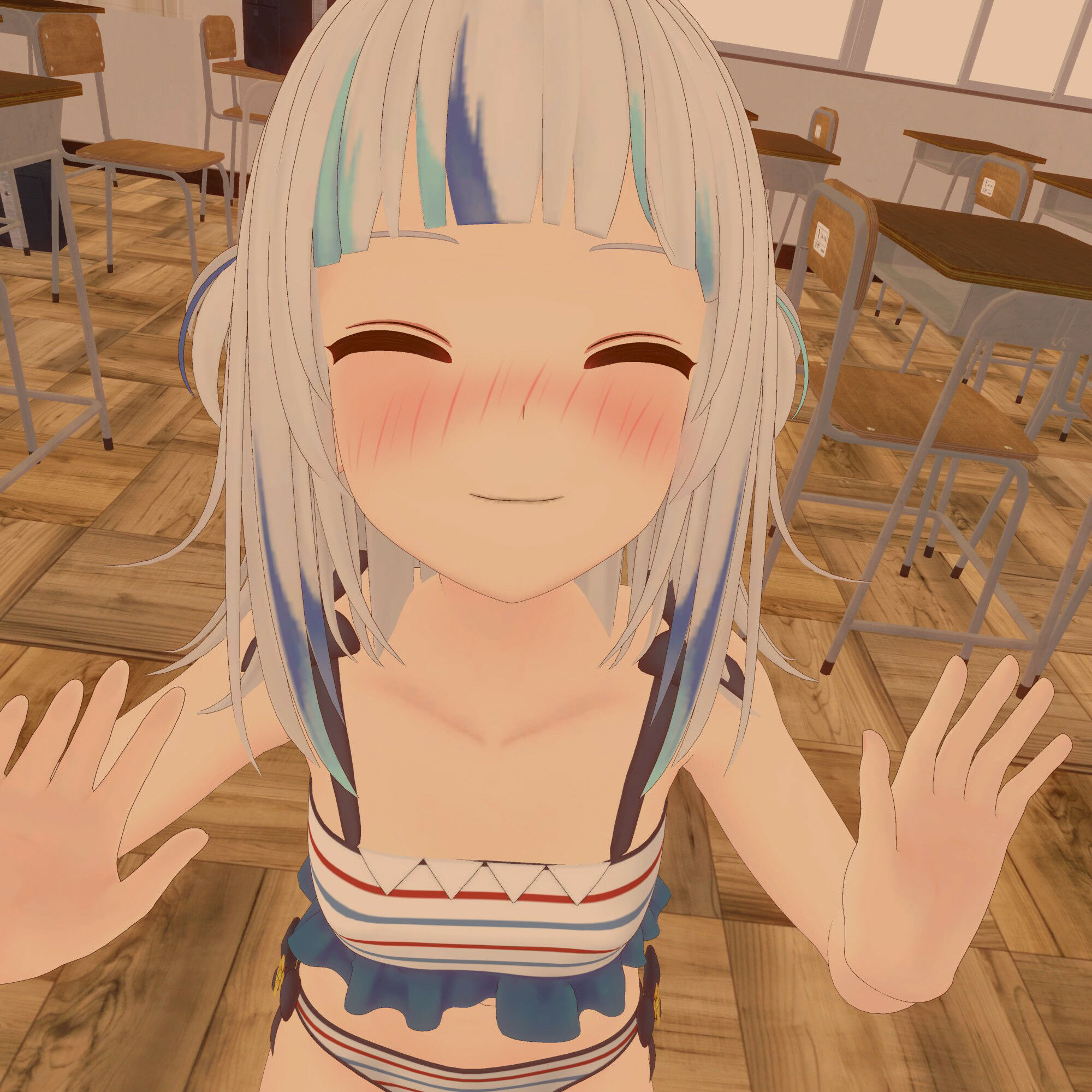 【VR/非VR 対応】サメちゃんのご奉仕フェラ【日本語/English】 画像1