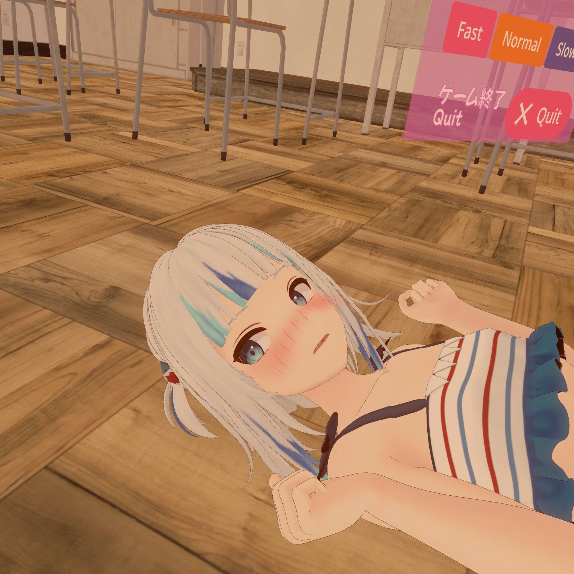 【VR/非VR 対応】サメちゃんと正常位えっち【日本語/English】 画像3