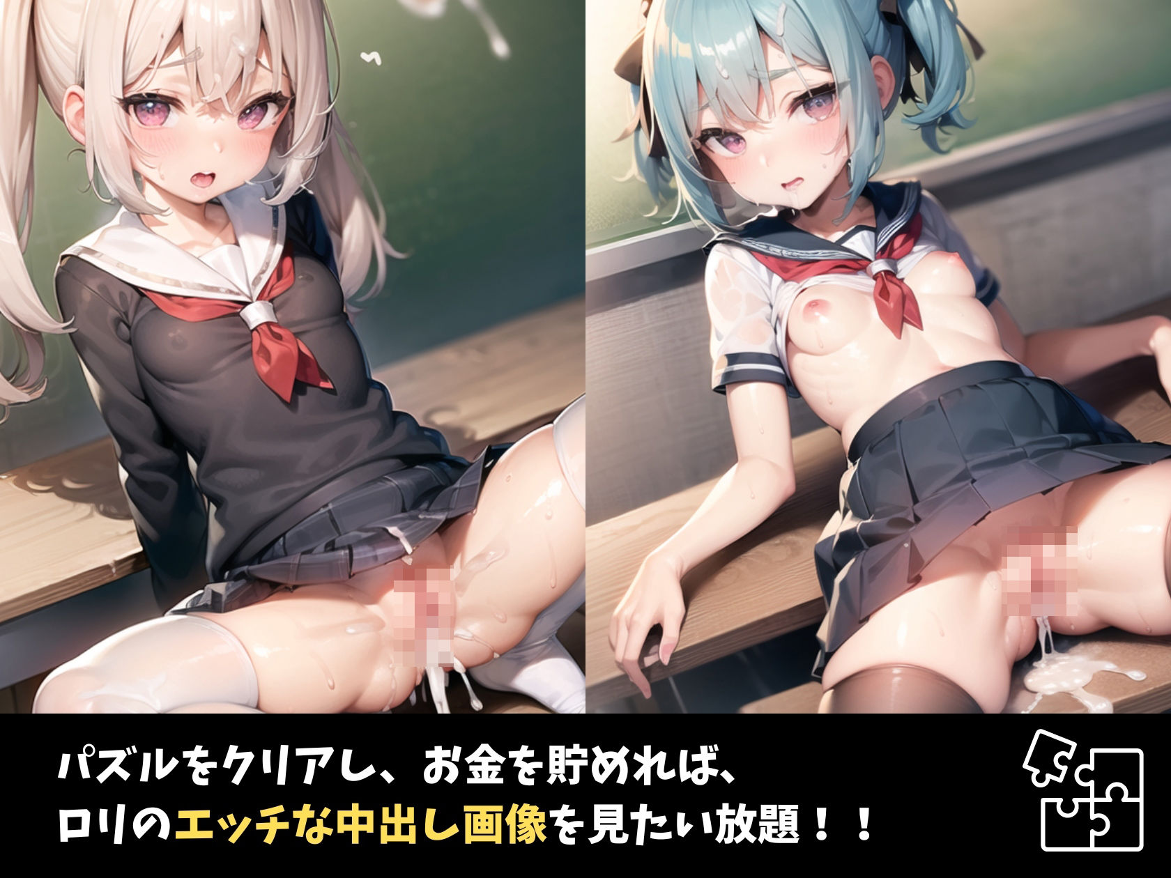 ロ○ータ＆マテリアルパズル【制服美少女ロリ編】_3