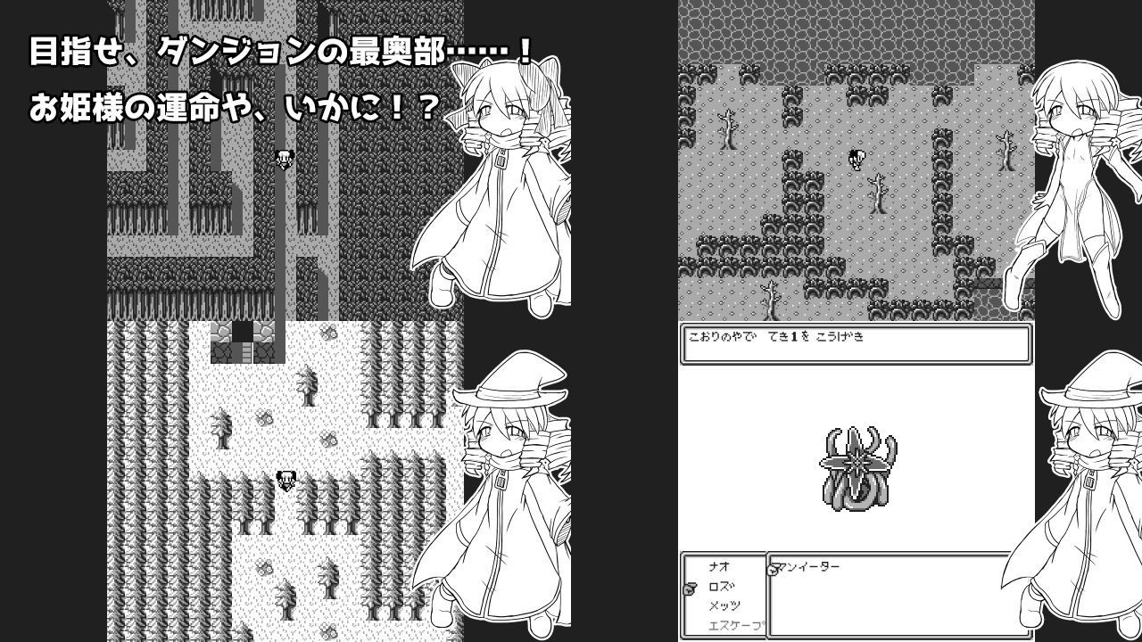 お姫様は異世界に転移したので冒険者になりましたRPG。のサンプル画像7