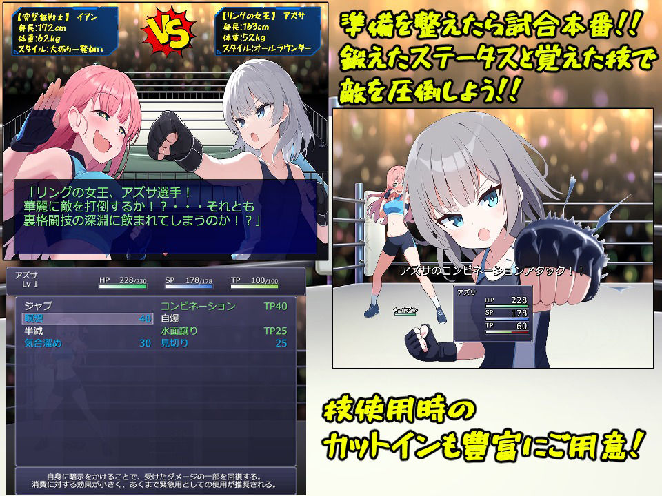 激闘！メス〇キ格闘王！！のサンプル画像4