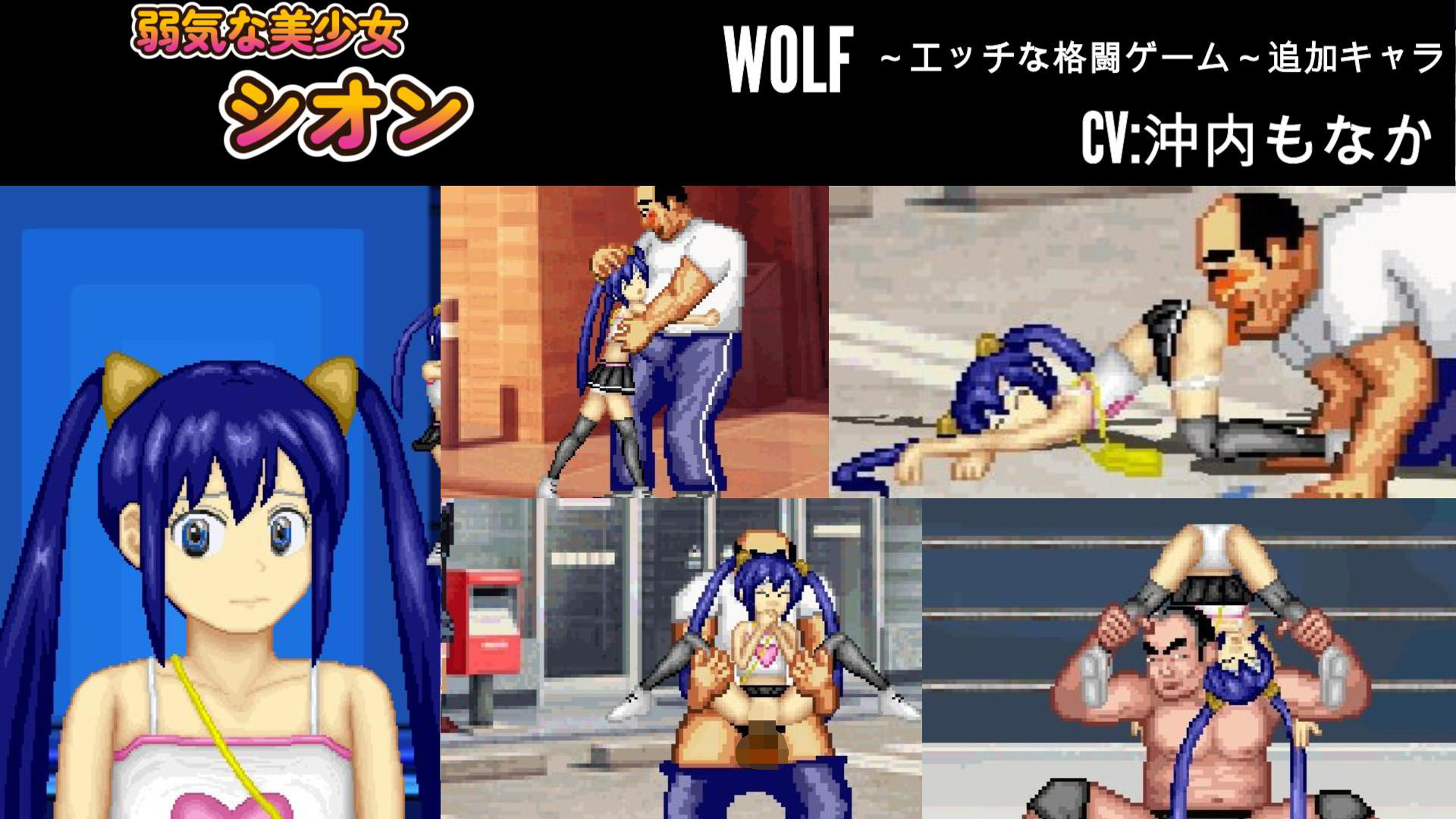 気弱な美少女「シオン」WOLF～エッチなアップデート型格闘ゲーム～追加キャラ1