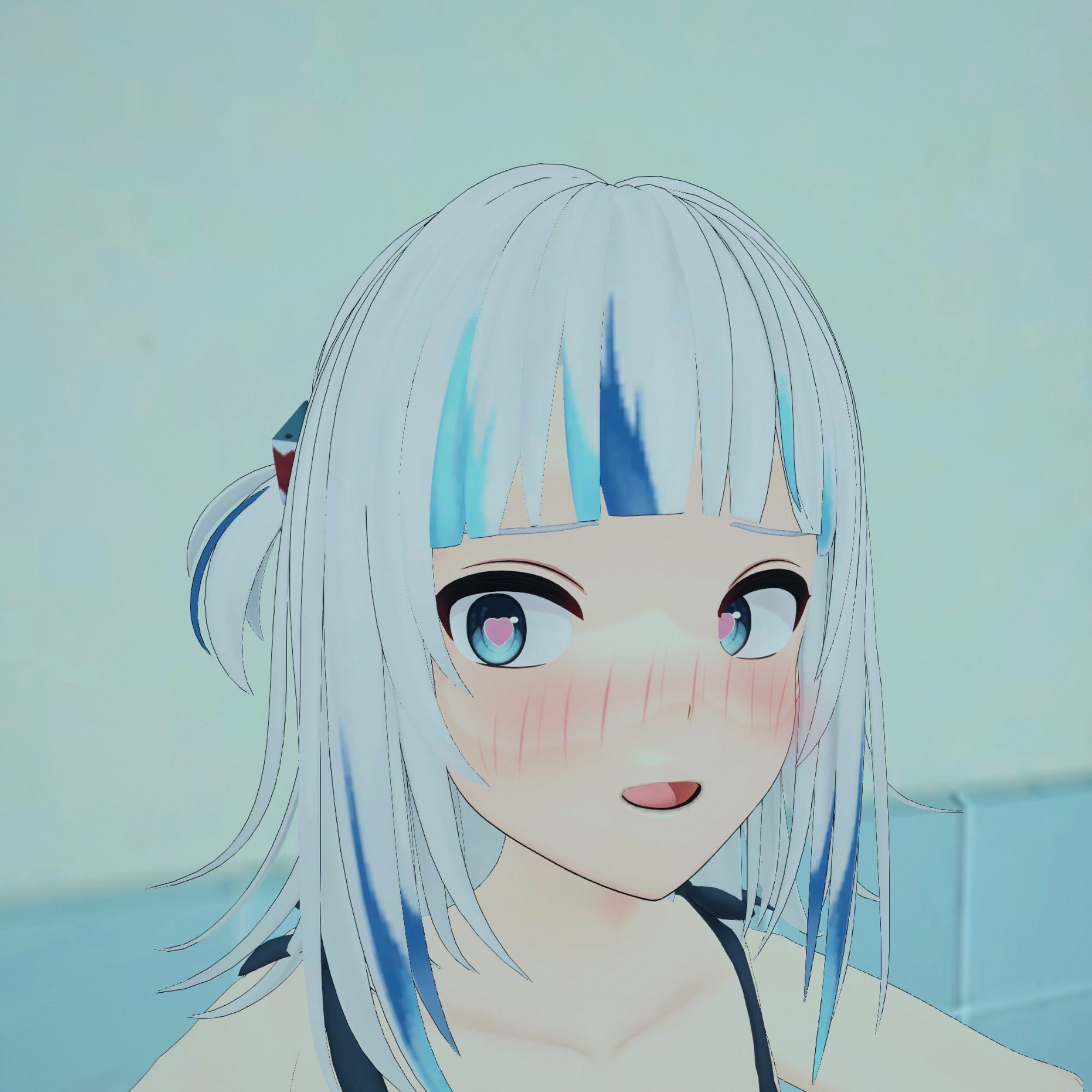 【VR対応】サメちゃんと学校のトイレでえっち【日本語/English】 画像4