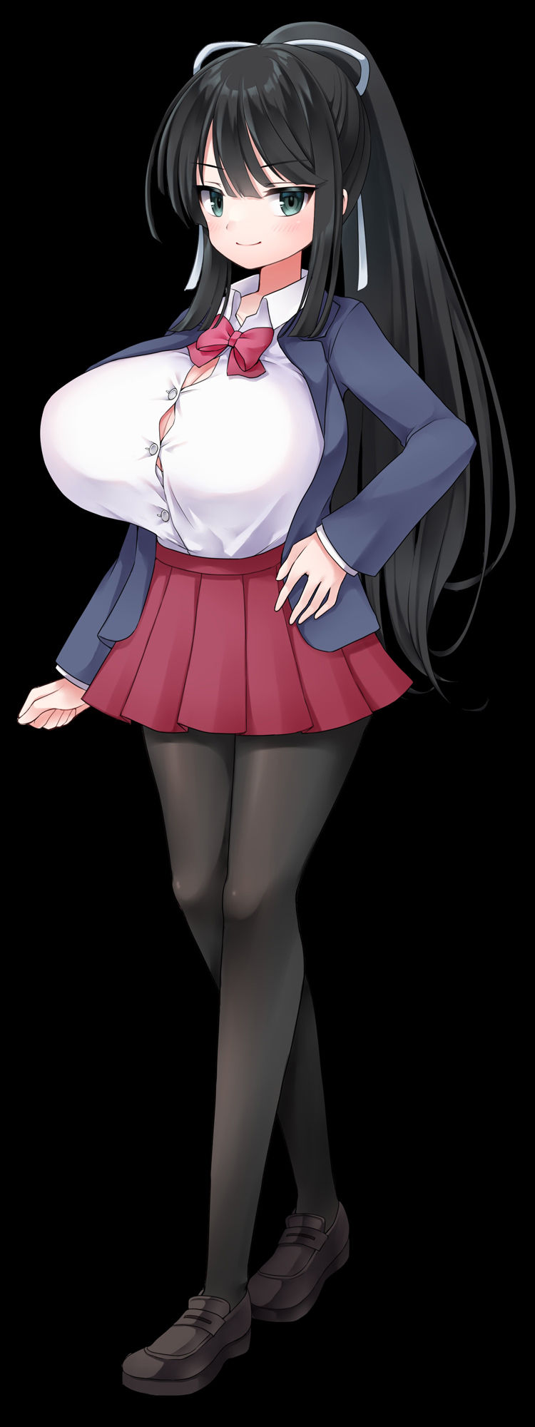 サンプル画像1:風紀委員長爆乳J○が大好き幼馴染を裏切りNTR妊娠するまでゲーム版(処女っ娘企画) [d_551781]