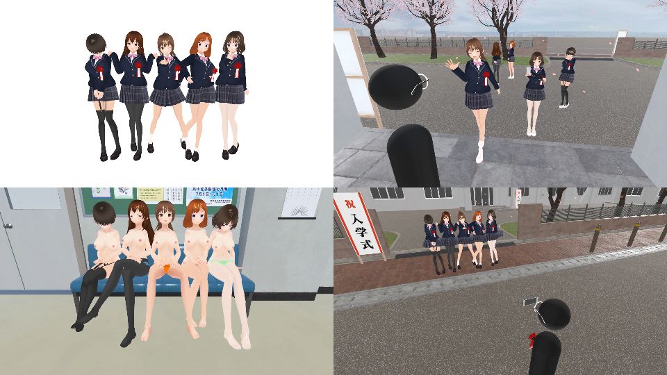 サンプル画像1:○○学園の日々 入学式編(MTBs) [d_569583]