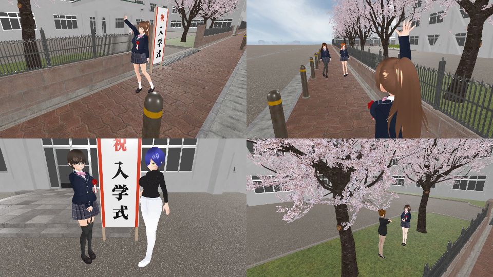 サンプル画像4:○○学園の日々 入学式編(MTBs) [d_569583]