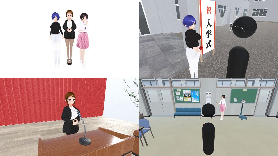 サンプル画像5:○○学園の日々 入学式編(MTBs) [d_569583]