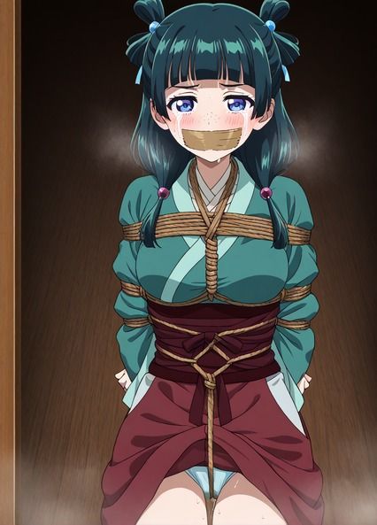 サンプル画像5:【緊縛ゲーム】ギチギチ緊縛されてローター責め、連続絶頂快楽に浸る薬屋【DID・猿轡】(ぷよのDID倉庫) [d_570451]