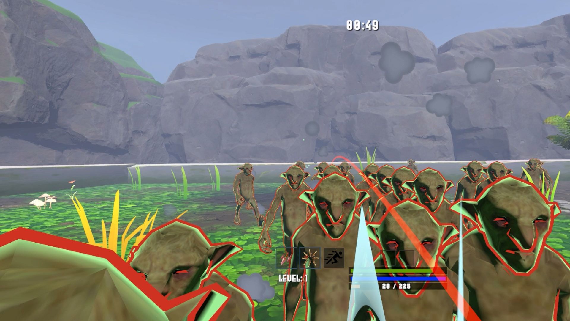 サンプル画像6:【VR専用アクションゲーム】勇者のカノジョ  ゴブリンを討伐する(ハーフトーンドット) [d_577088]