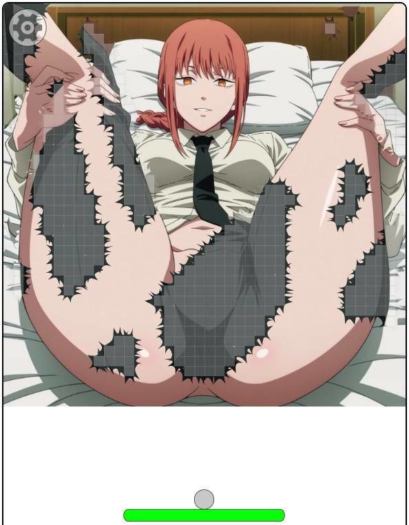 サンプル画像1:マキマさんのマキマ○コが見れるブロック崩し(ハリケーンばう) [d_588691]