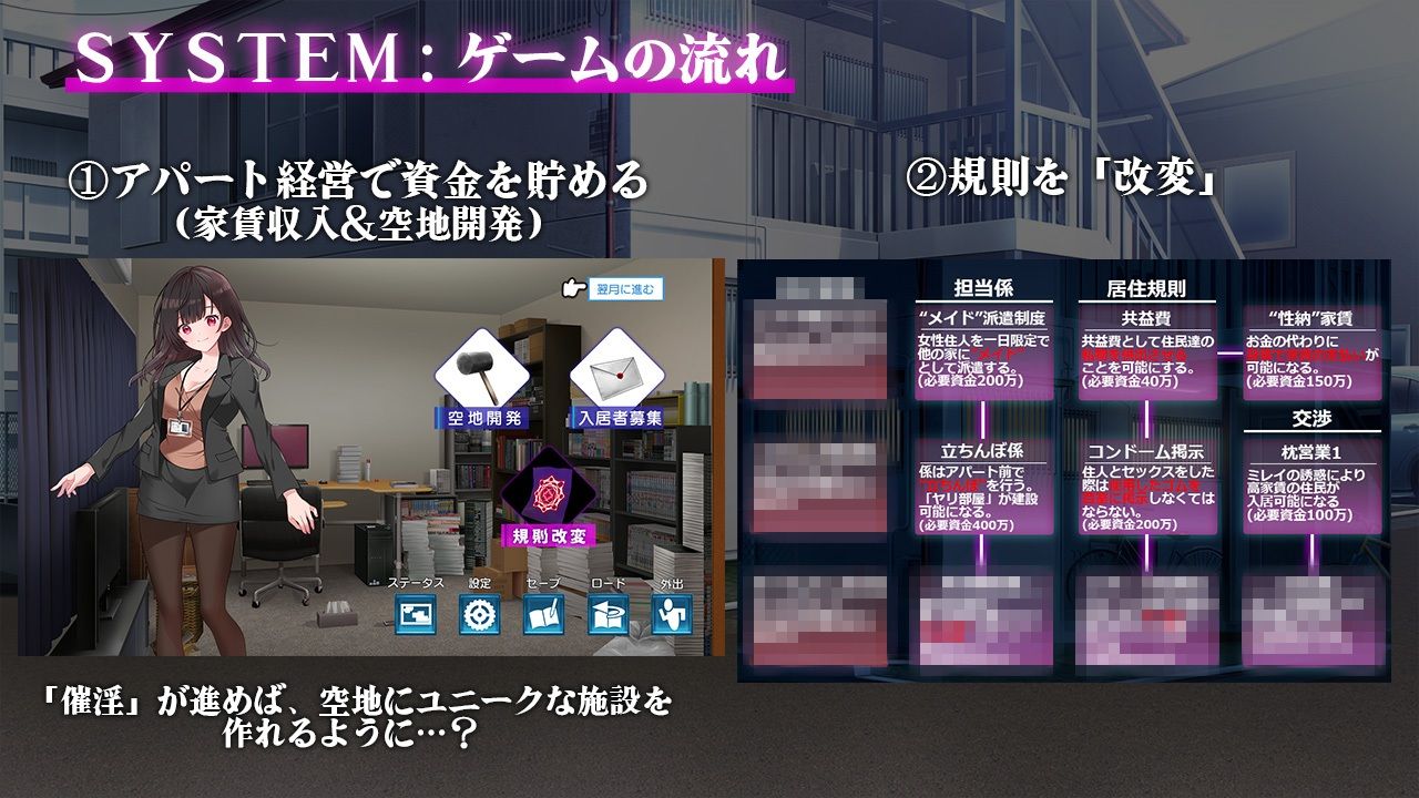サンプル画像3:催淫アパート〜催淫居住規則による住民支配〜(出た、見た、買った。) [d_597444]