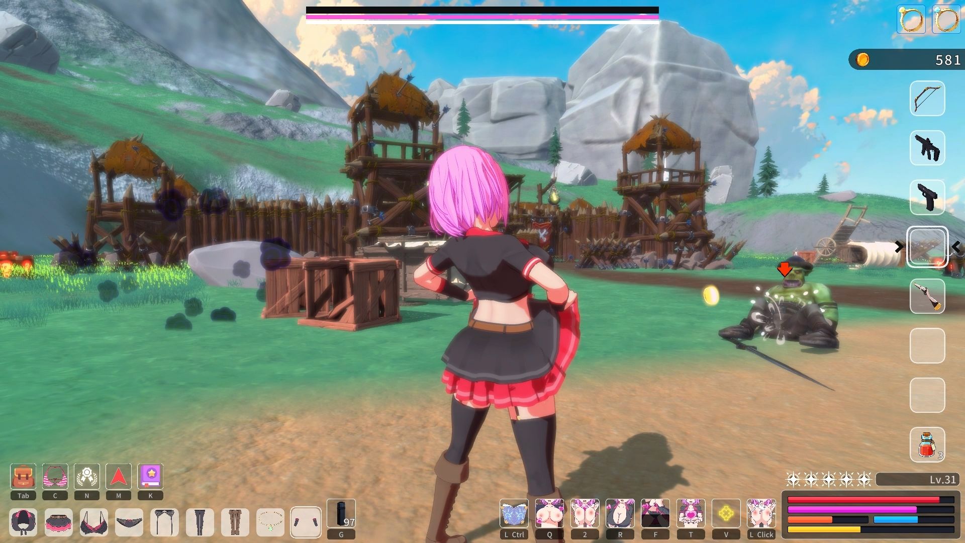 サンプル画像3:ルーザーメーカー(即席の矢) [d_605978]