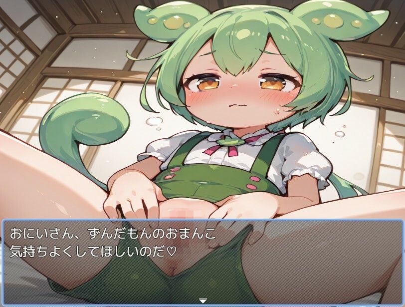 サンプル画像1:ずんだもんと暮らそう(えちえちげーむず) [d_610680]