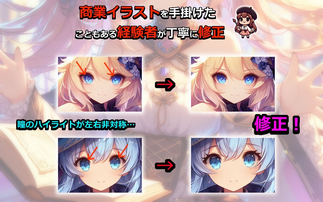 サンプル画像2:萌え系美少女ファンタジーイラスト素材集「魔法使い」(幻想鍛冶工房) [d_630631]