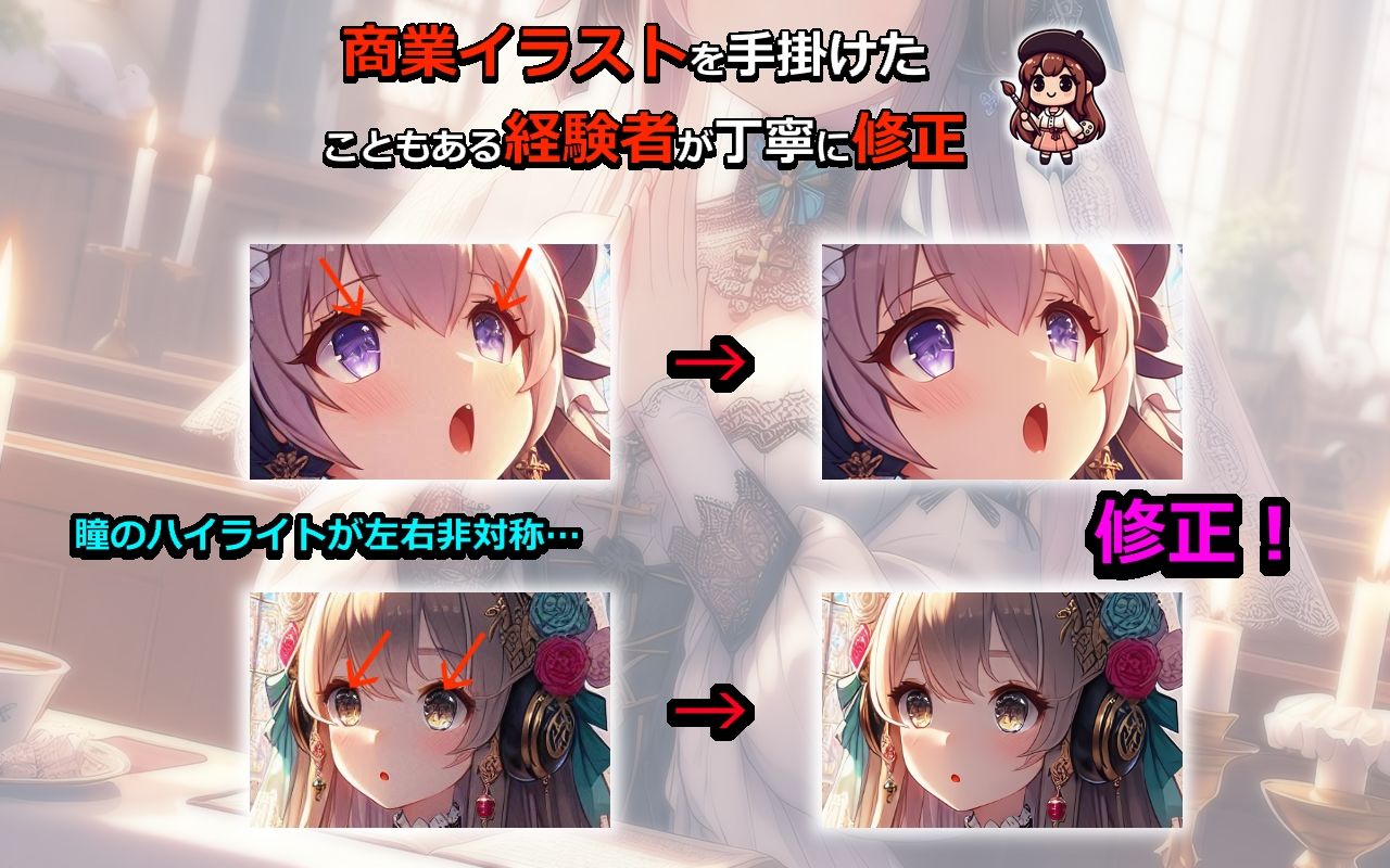 萌え系美少女ファンタジーイラスト素材集「聖職者」 画像3