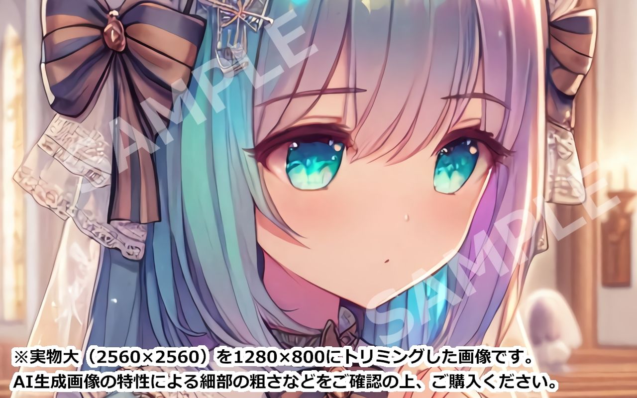 サンプル画像4:萌え系美少女ファンタジーイラスト素材集「聖職者」(幻想鍛冶工房) [d_630802]