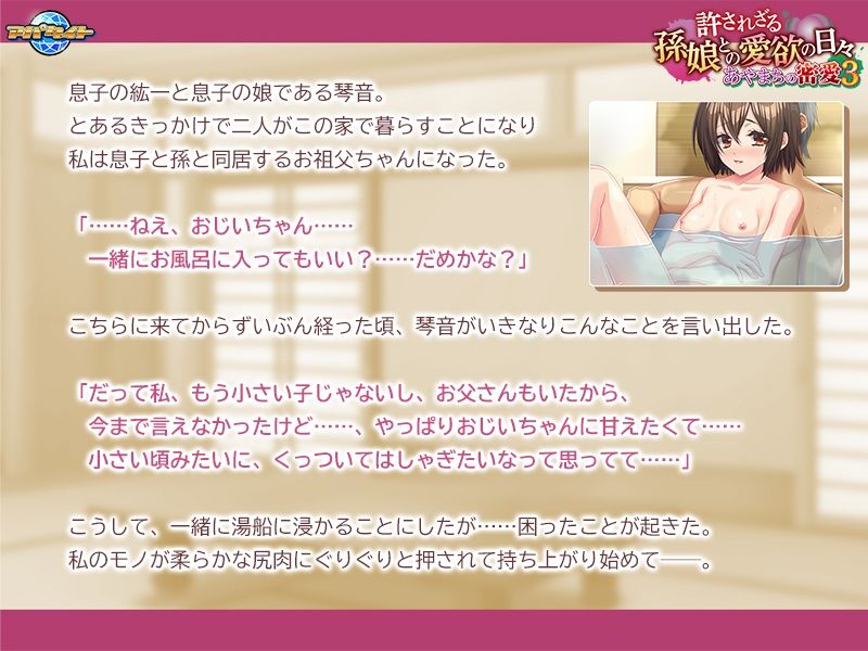 サンプル画像1:あやまちの密愛3〜許されざる孫娘との愛欲の日々〜(アパタイト) [d_641916]